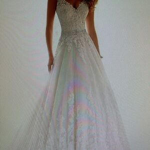 Elegant A-Line dress. Fits as an 8. New, never worn.